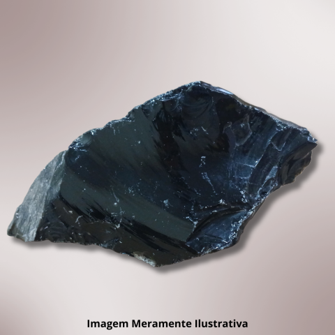 Obsidiana Negra 594 Gramas.  - Unidade